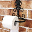 Vintage Cast Iron Toilet Paper Holder - European Design