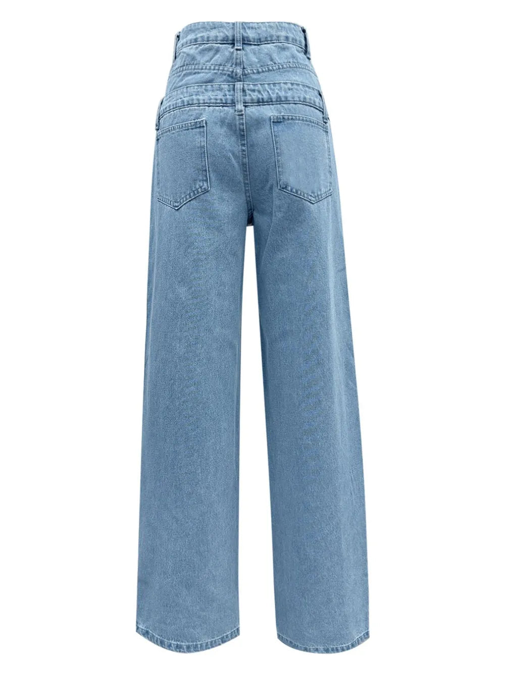 Autumn & Winter Double-Waisted Wide Leg Jeans