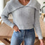 New autumn and winter large collar pullover sweater - Korvel