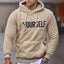 Men's Wool Hooded Sweatshirt - Casual & Comfortable