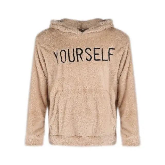 Men's Wool Hooded Sweatshirt - Casual & Comfortable