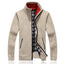 Elegant Slim Fit Fleece Jacket for Men