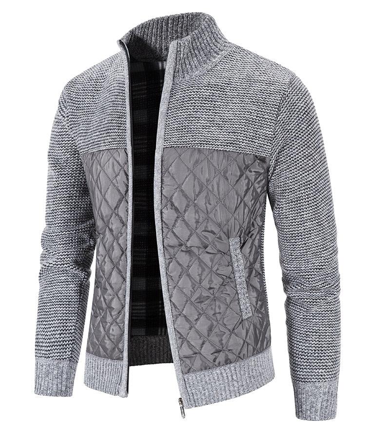 Elegant Slim Fit Fleece Jacket for Men