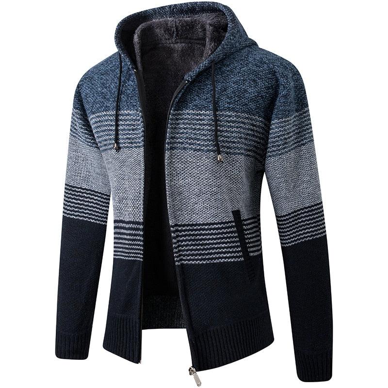 Elegant Slim Fit Fleece Jacket for Men