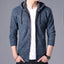 Elegant Slim Fit Fleece Jacket for Men