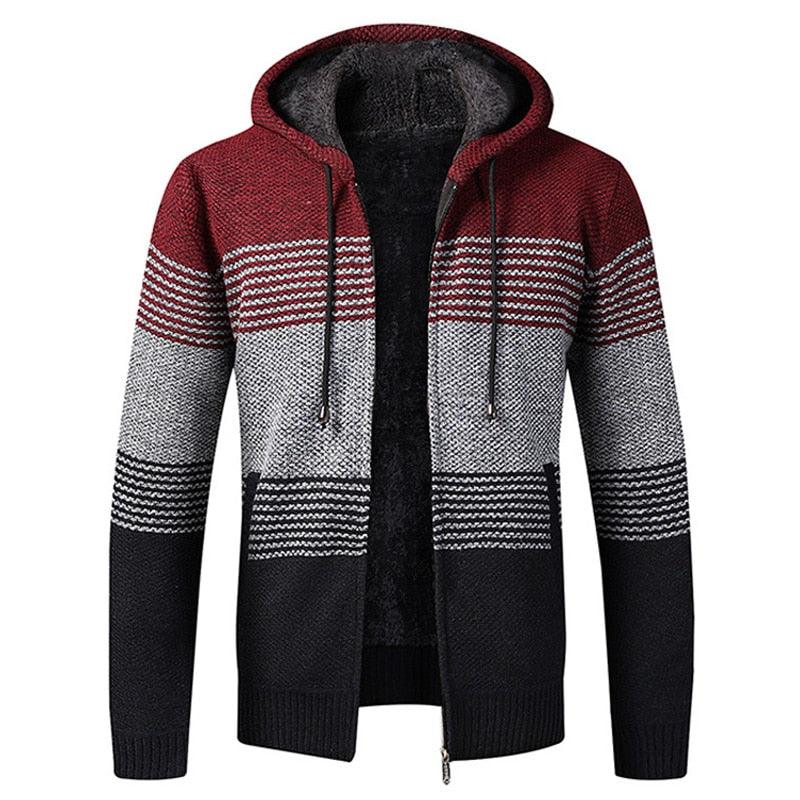 Elegant Slim Fit Fleece Jacket for Men