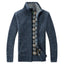 Elegant Slim Fit Fleece Jacket for Men