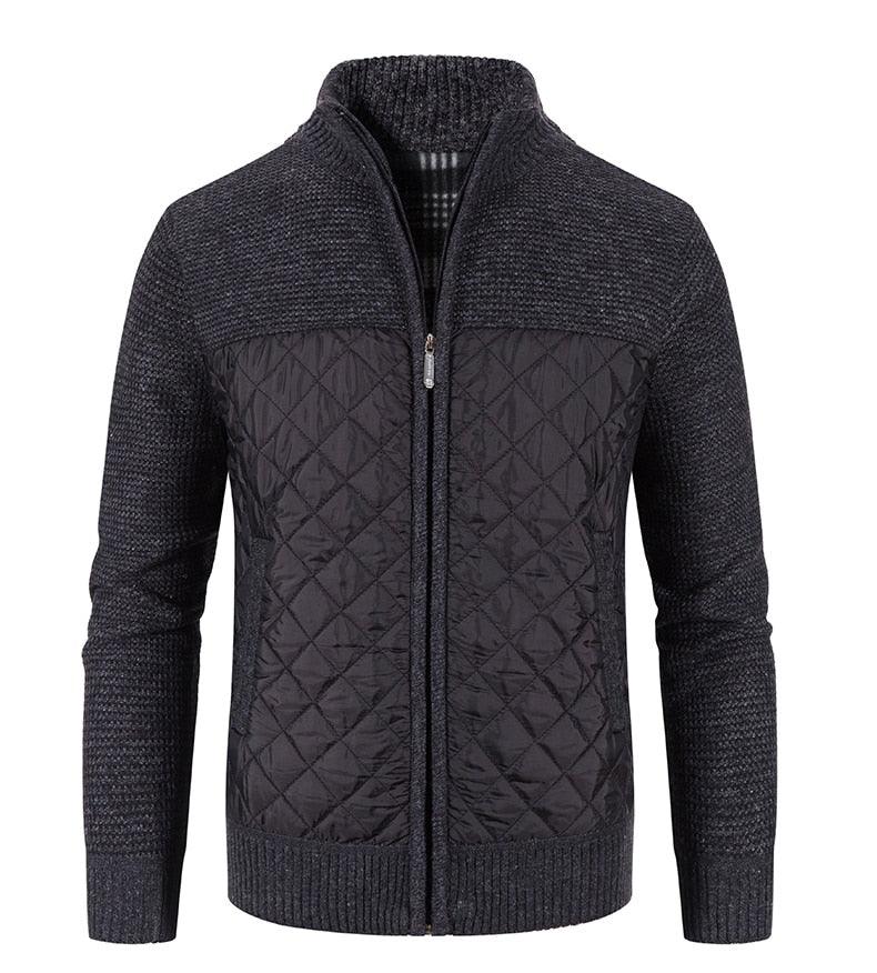 Elegant Slim Fit Fleece Jacket for Men
