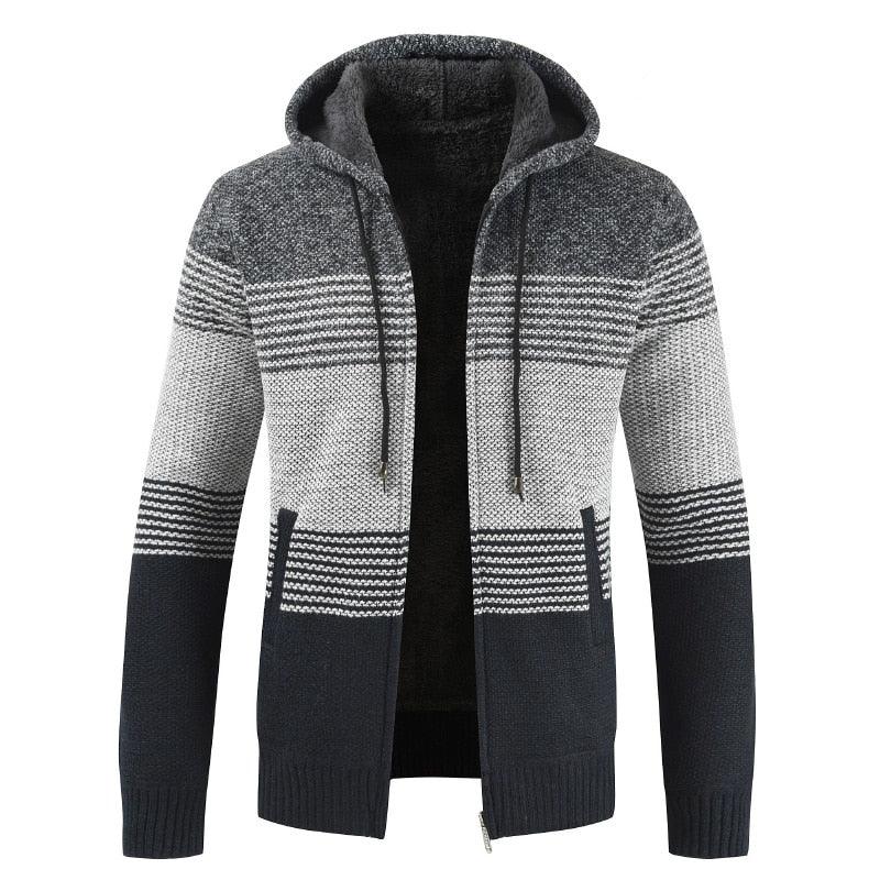 Elegant Slim Fit Fleece Jacket for Men
