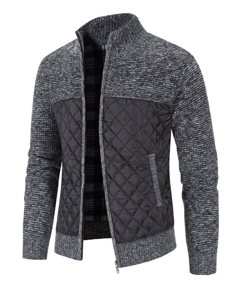 Elegant Slim Fit Fleece Jacket for Men