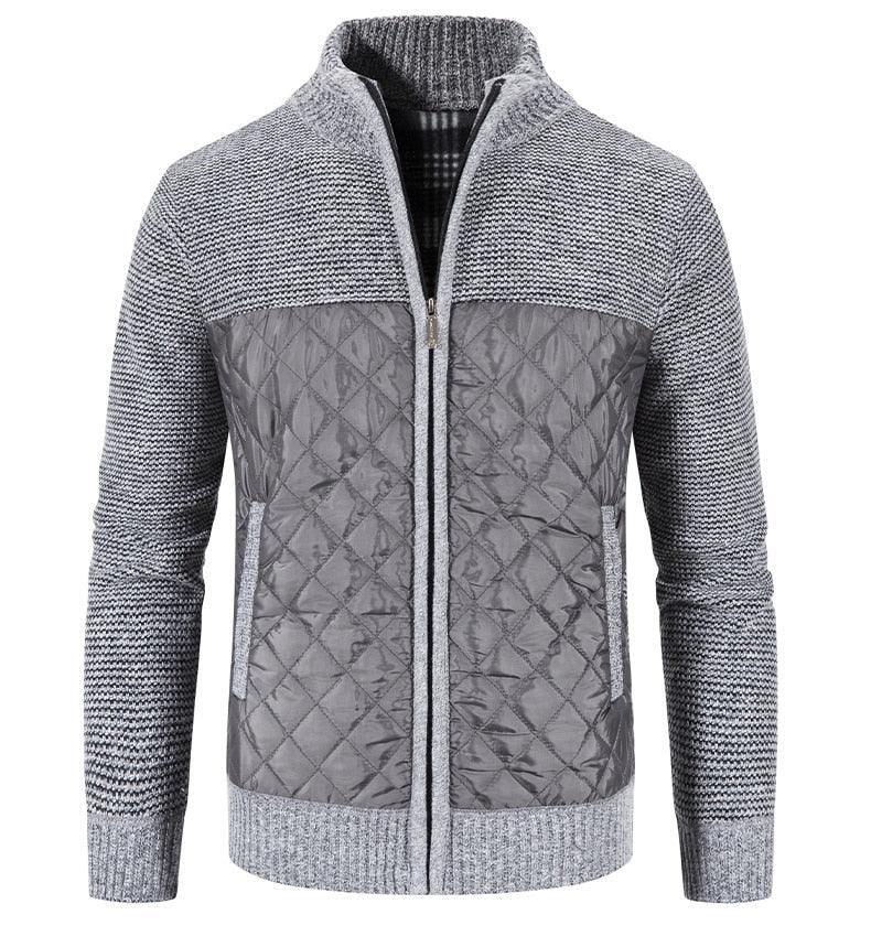 Elegant Slim Fit Fleece Jacket for Men