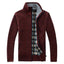 Elegant Slim Fit Fleece Jacket for Men