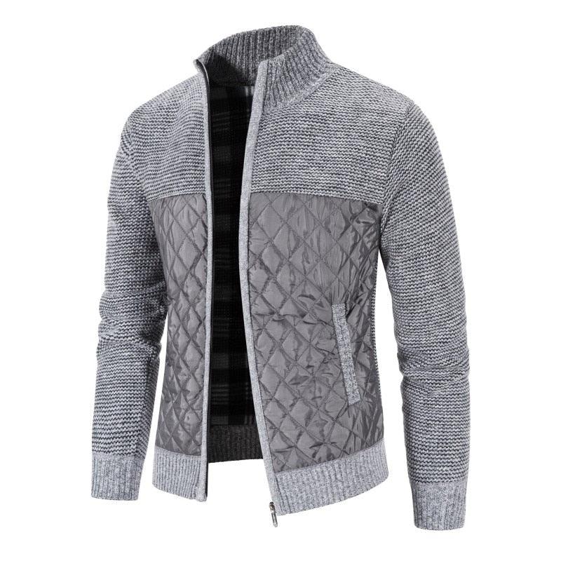 Elegant Slim Fit Fleece Jacket for Men