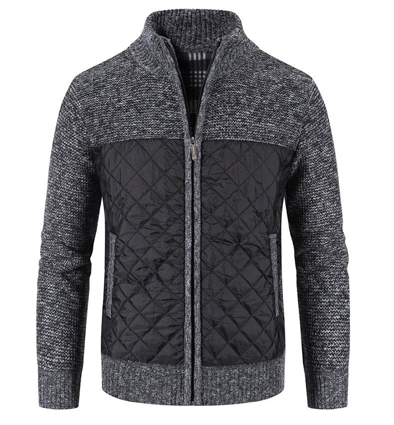 Elegant Slim Fit Fleece Jacket for Men