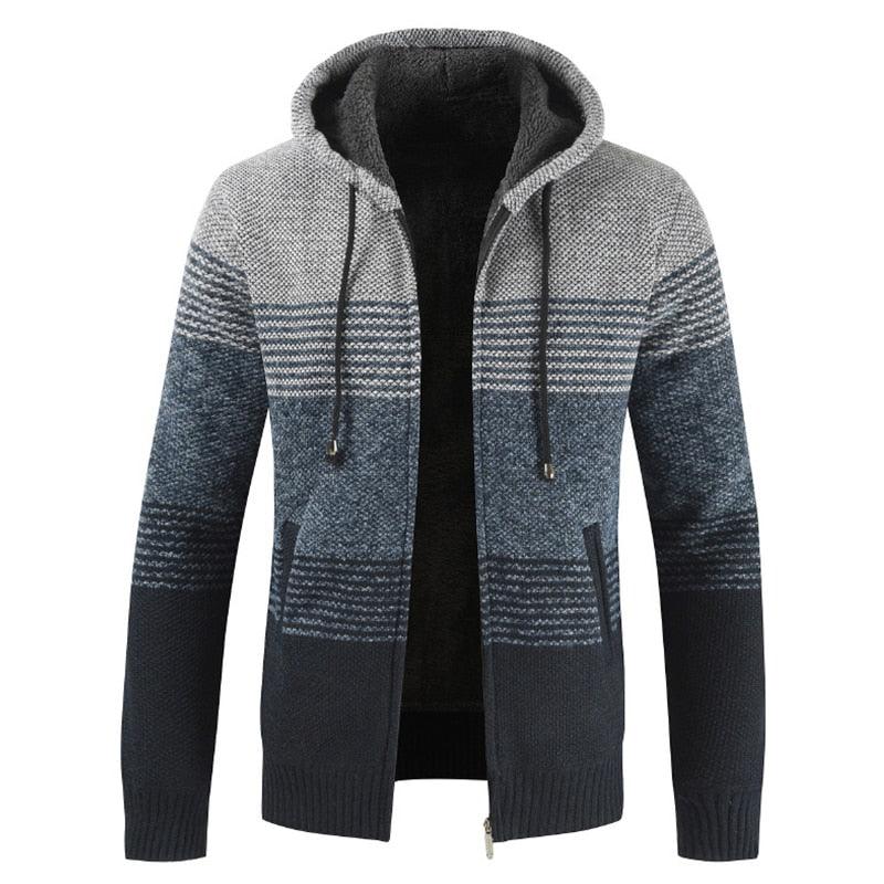 Elegant Slim Fit Fleece Jacket for Men