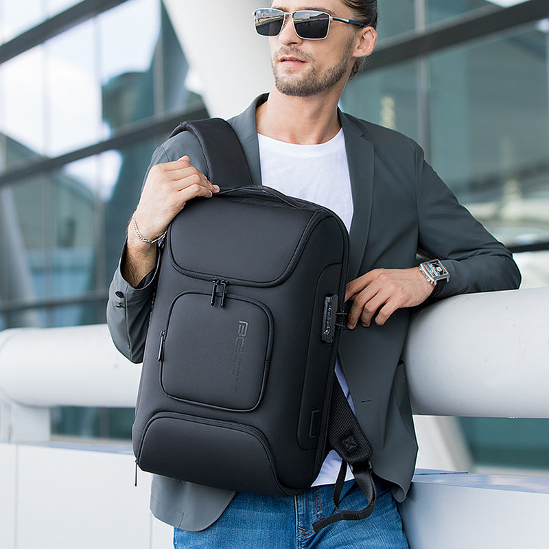 New Backpack Men's Backpack Men's Large Capacity Business Computer Backpack Outdoor Travel Backpack - Korvel