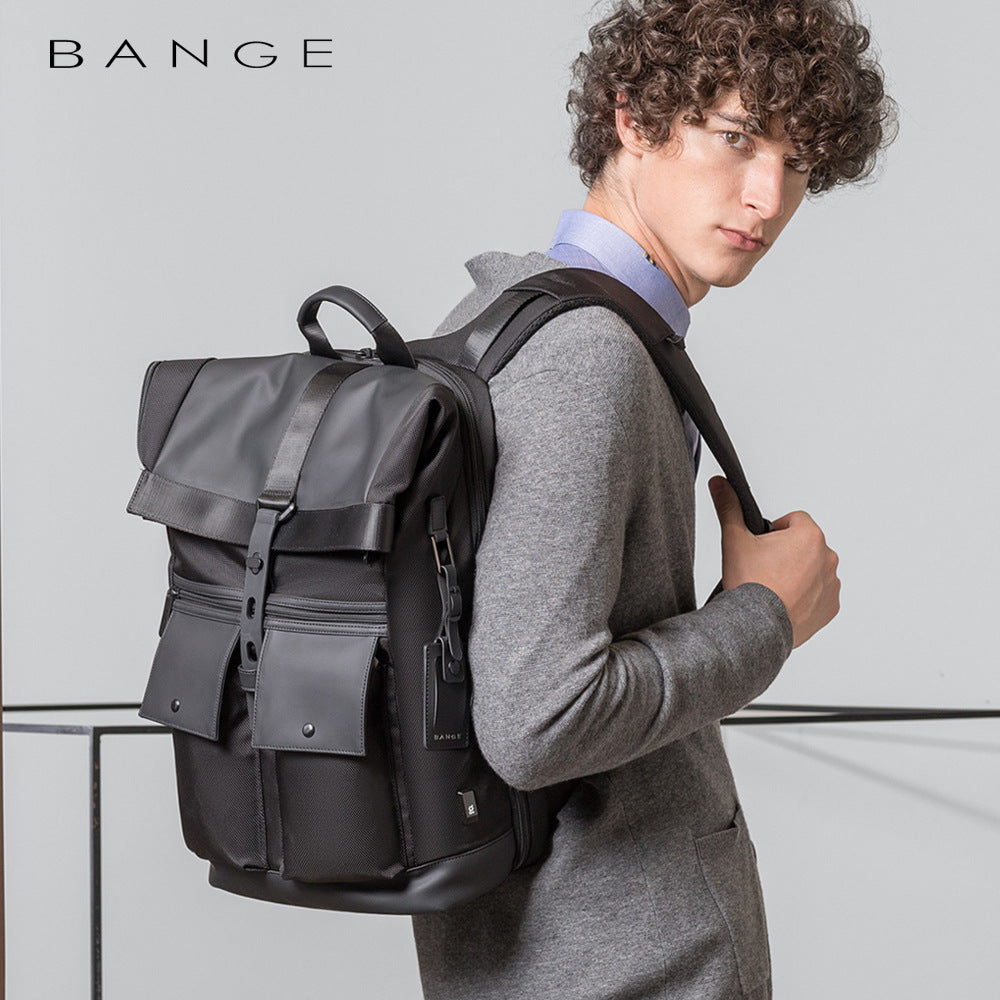 BANGE Men's Casual Business Laptop Backpack