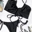 Elegant Solid Bikini Set for Women - Stylish Swimwear
