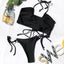 Elegant Solid Bikini Set for Women - Stylish Swimwear