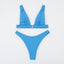 Stylish Solid Push-Up Bikini Set for Women - Perfect Summer Swimwear - Korvel