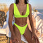 Stylish Solid Push-Up Bikini Set for Women - Perfect Summer Swimwear - Korvel