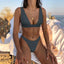 Stylish Solid Push-Up Bikini Set for Women - Perfect Summer Swimwear - Korvel
