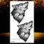 Tatouages Temporaires Forêt de Loup Noir - Design de Luxe pour Hommes