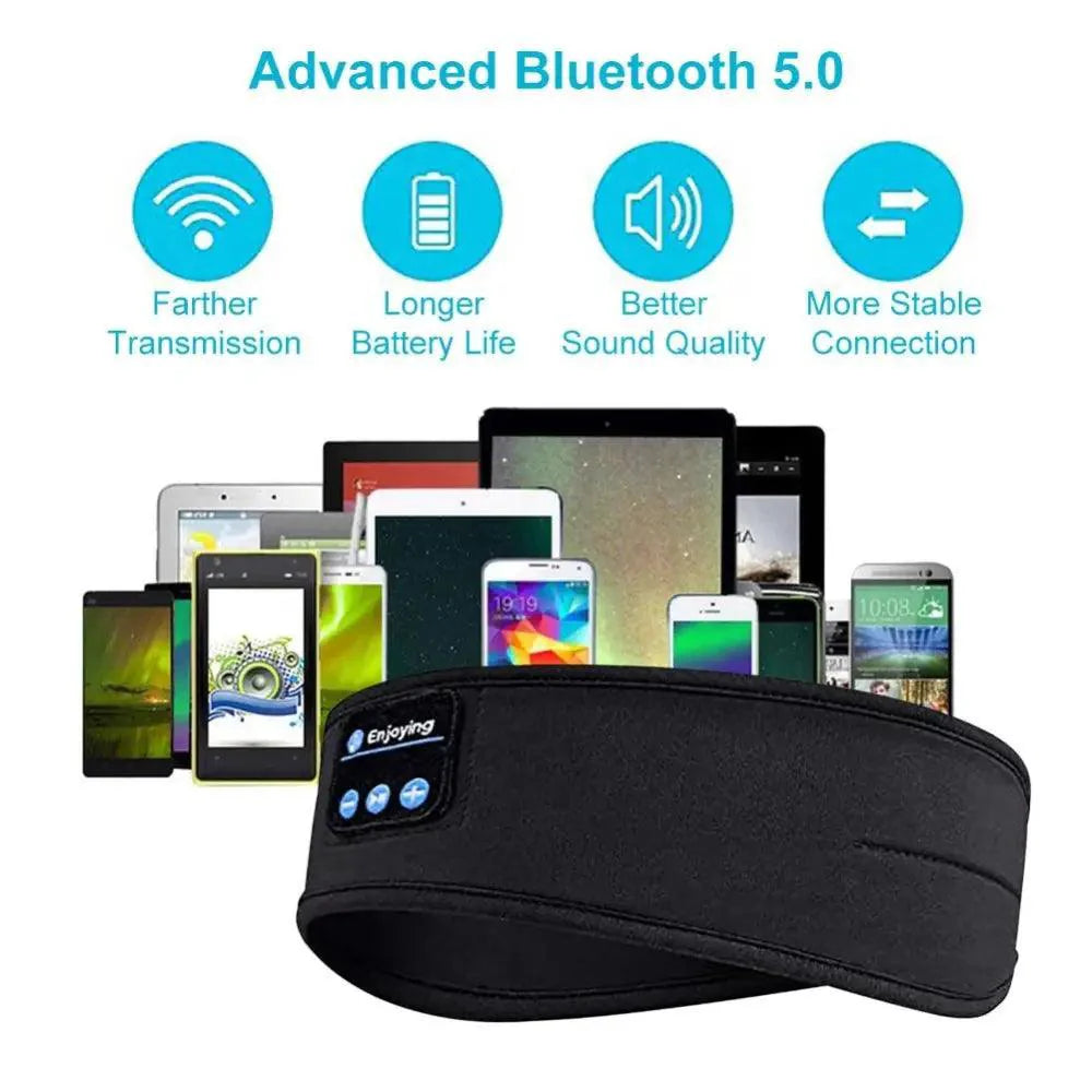 STEVVEX Bluetooth Wireless Sports Headband Headphones