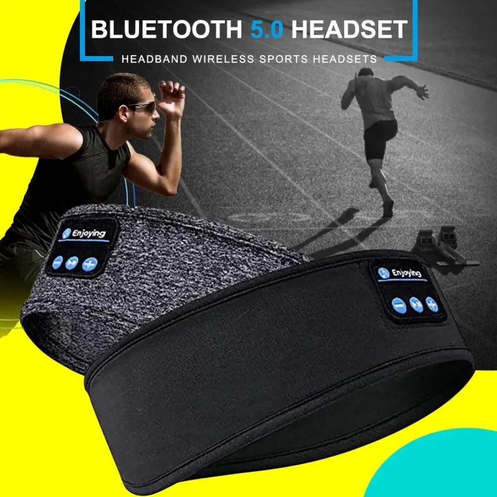 STEVVEX Bluetooth Wireless Sports Headband Headphones