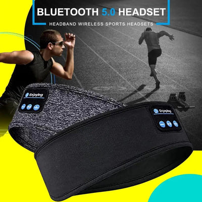 STEVVEX Bluetooth Wireless Sports Headband Headphones