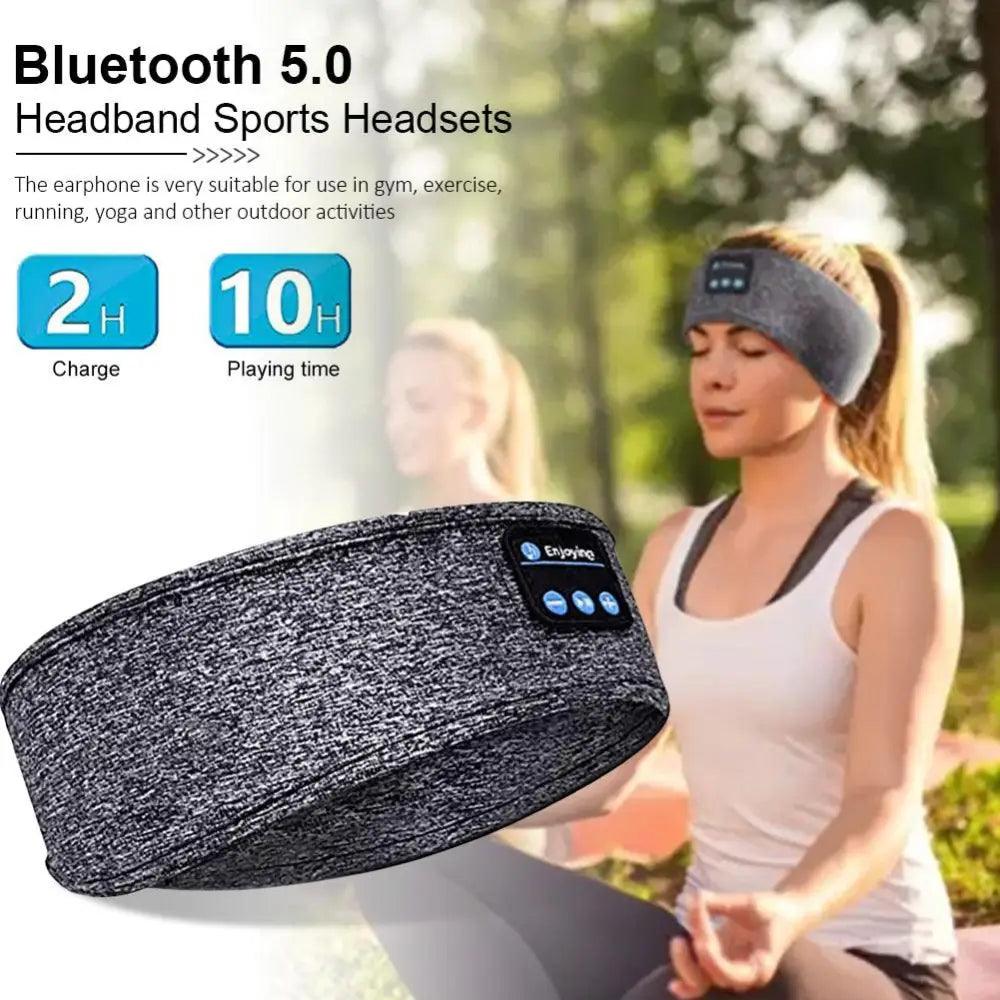 STEVVEX Bluetooth Wireless Sports Headband Headphones
