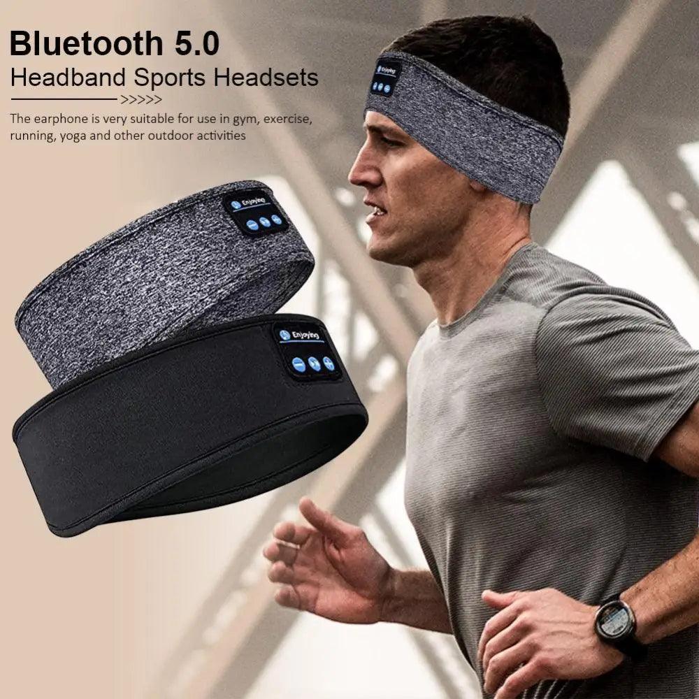 STEVVEX Bluetooth Wireless Sports Headband Headphones
