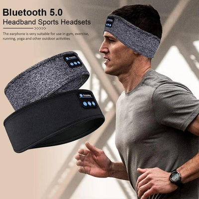 STEVVEX Bluetooth Wireless Sports Headband Headphones