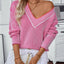 New casual pullover loose knit sweater - Korvel