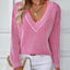 New casual pullover loose knit sweater - Korvel