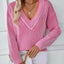 New casual pullover loose knit sweater - Korvel