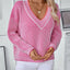 New casual pullover loose knit sweater - Korvel