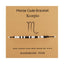 Adjustable Zodiac Charm Bracelet for Men and Women