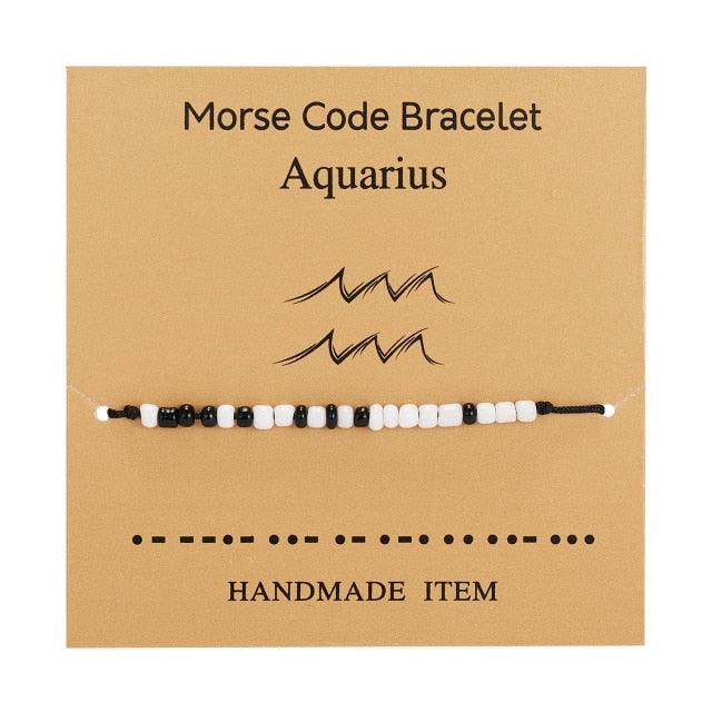 Adjustable Zodiac Charm Bracelet for Men and Women