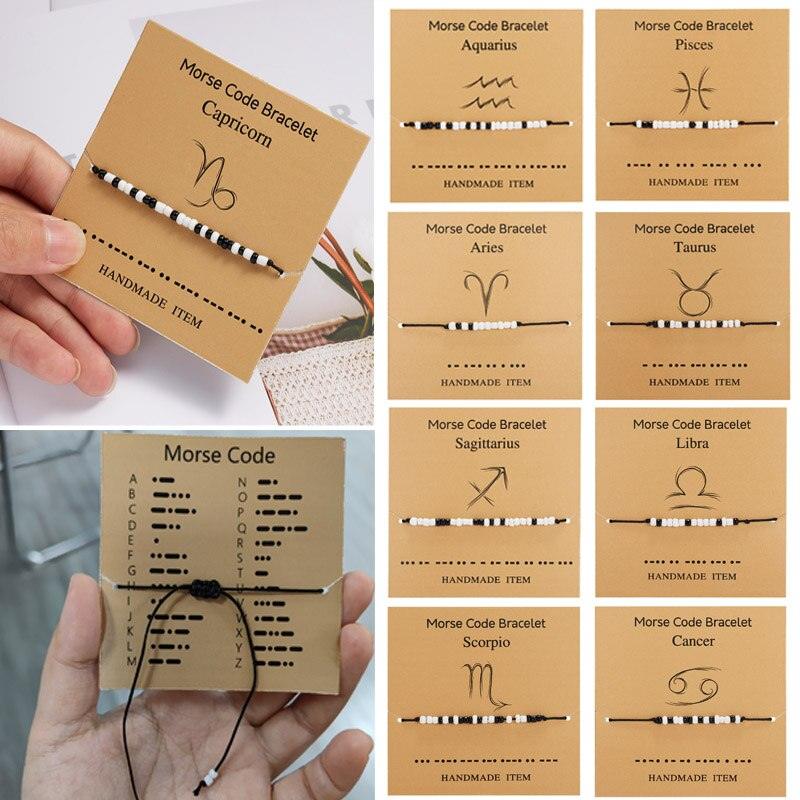 Adjustable Zodiac Charm Bracelet for Men and Women
