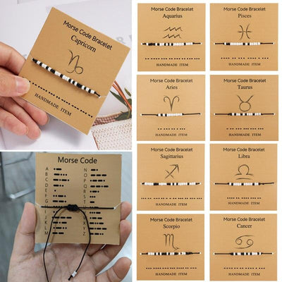 Adjustable Zodiac Charm Bracelet for Men and Women