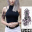 Elegant Temporary Flower Tattoos for Women - Waterproof & Stylish
