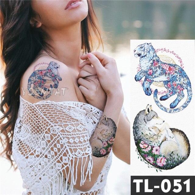 Elegant Temporary Flower Tattoos for Women - Waterproof & Stylish