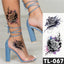 Elegant Temporary Flower Tattoos for Women - Waterproof & Stylish