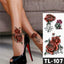 Elegant Temporary Flower Tattoos for Women - Waterproof & Stylish
