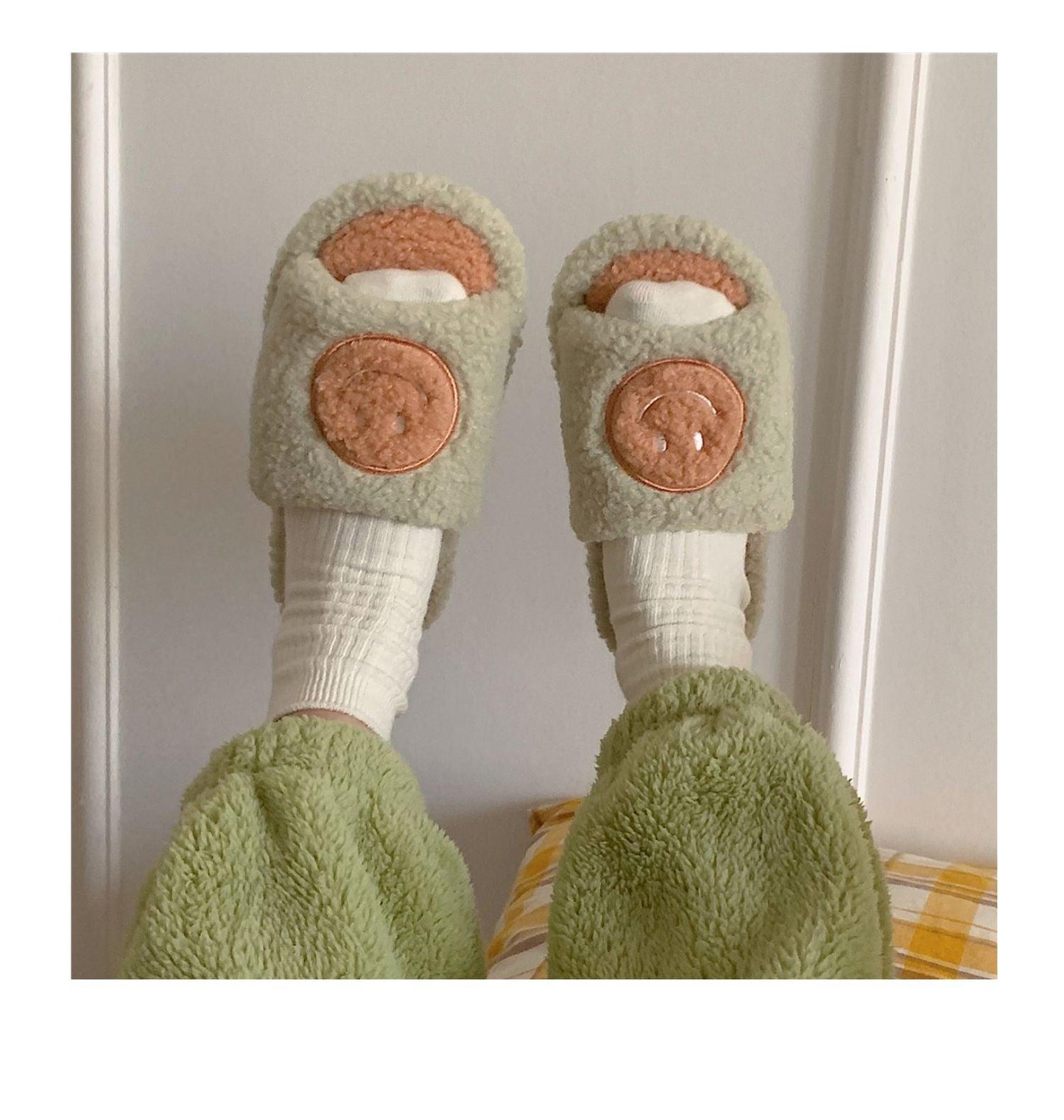 Chaussons élégants antidérapants pour couples