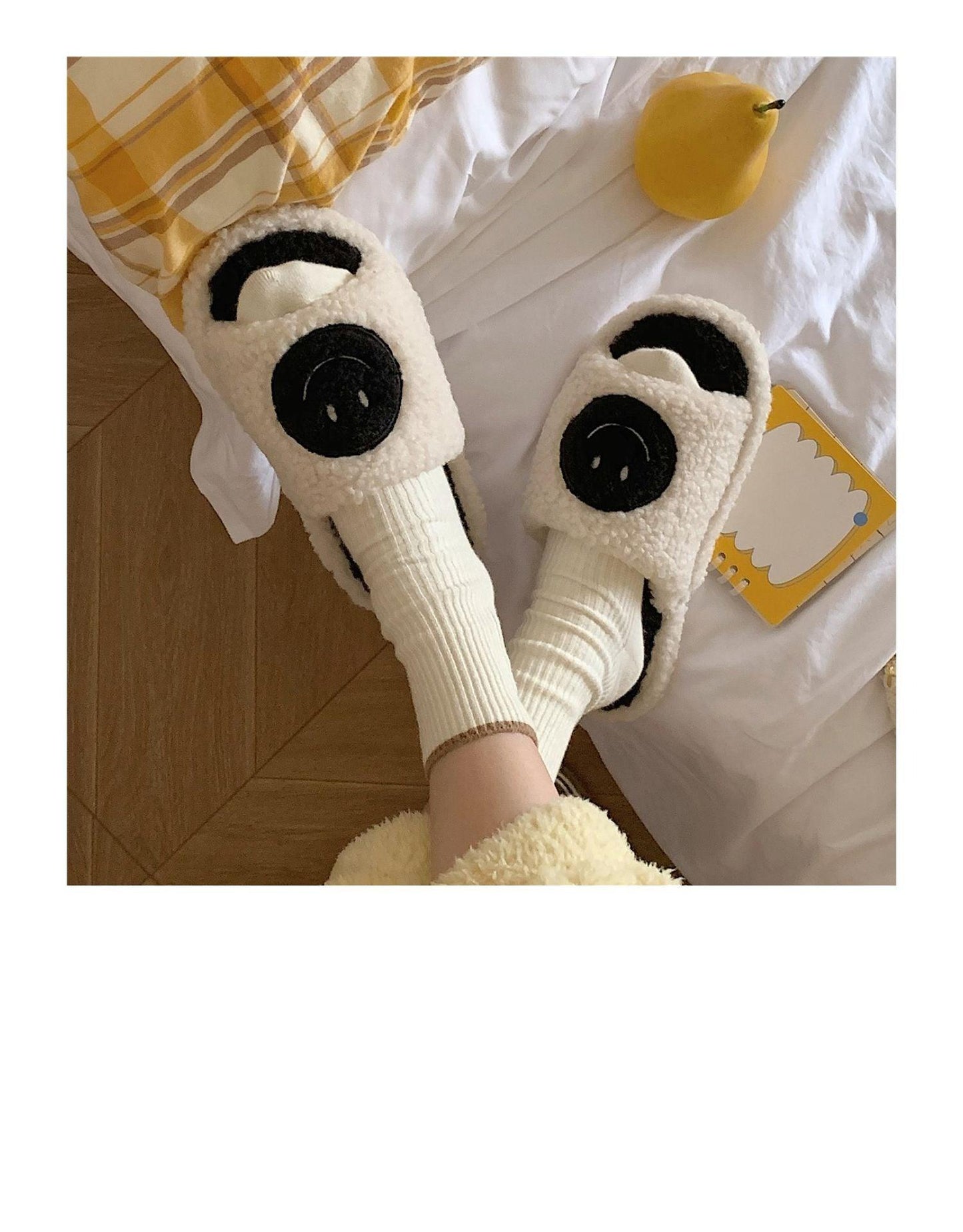 Chaussons élégants antidérapants pour couples