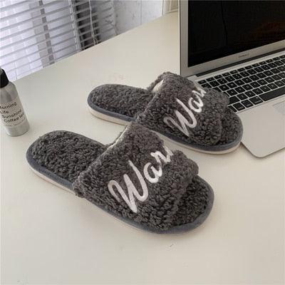 Chaussons élégants antidérapants pour couples