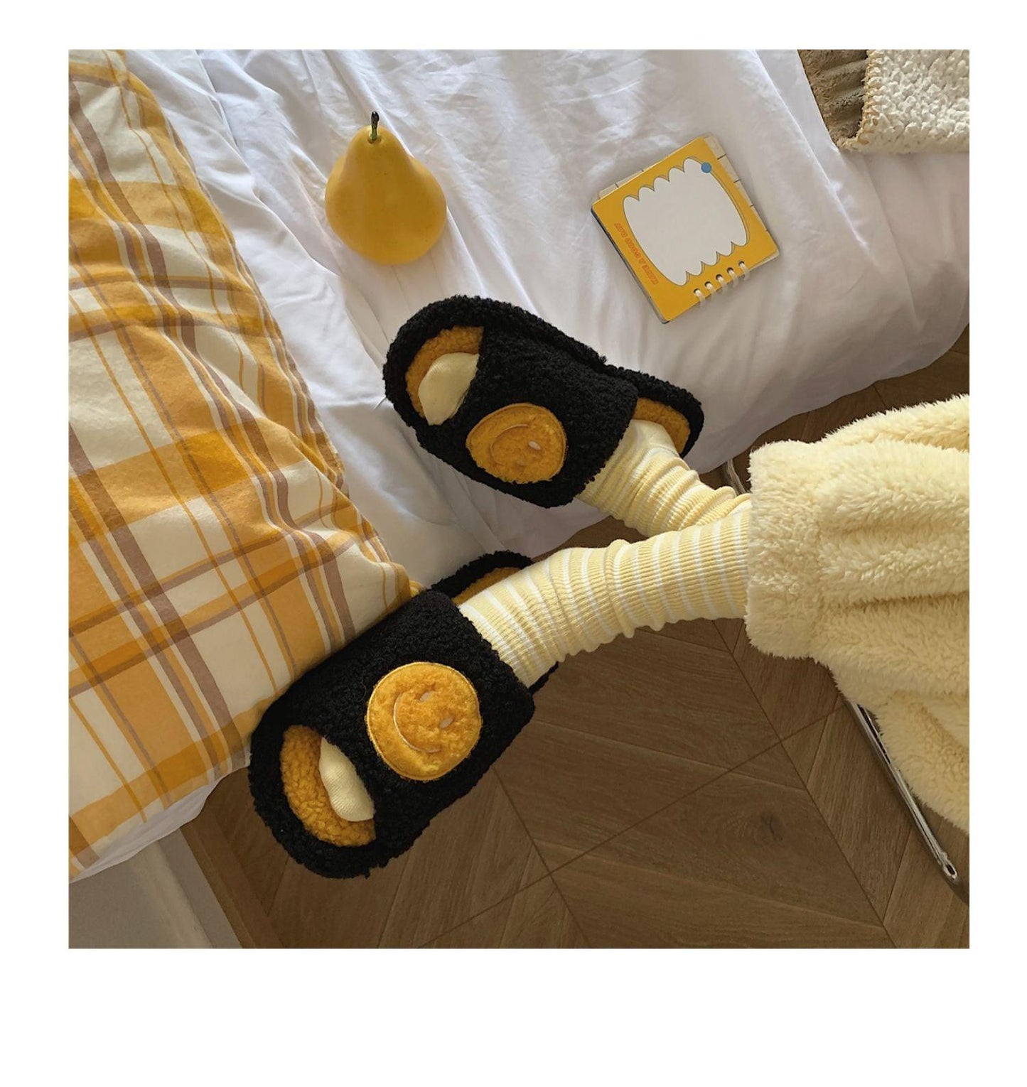 Chaussons élégants antidérapants pour couples