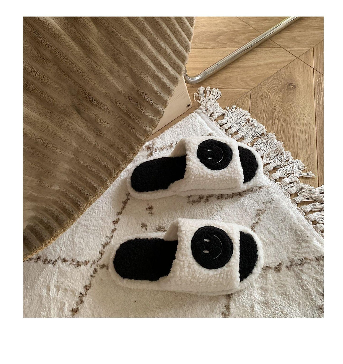 Chaussons élégants antidérapants pour couples